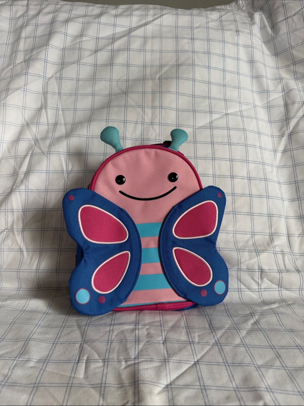 Skip Hop Butterfly Lunch Bag - Pink, Blue & Teal